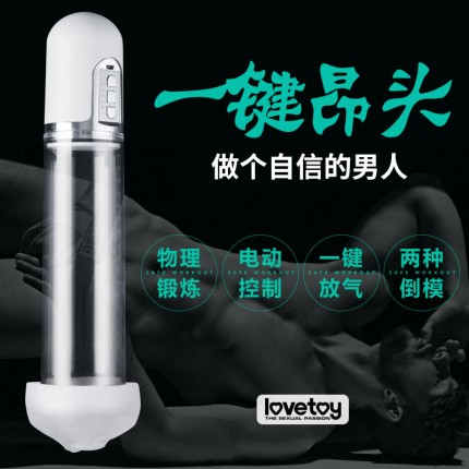 助立噴劑-Lovetoy-Lovetoy一鍵放氣電動助勃器